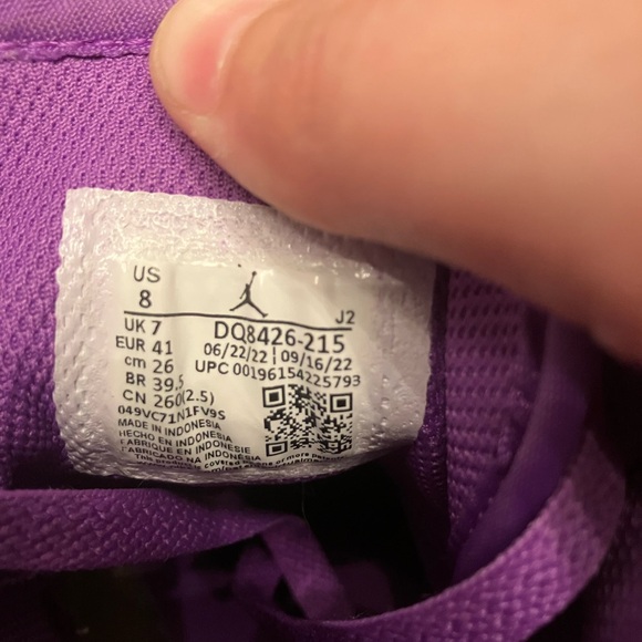 Air Jordan 1 Mid Palomino Purple - size 8 - Picture 6 of 8